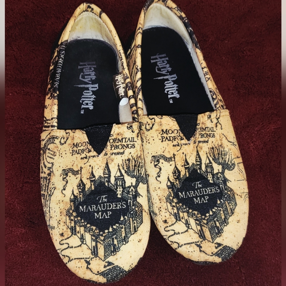 Harry Potter Marauder's Map Slip-On Shoes
